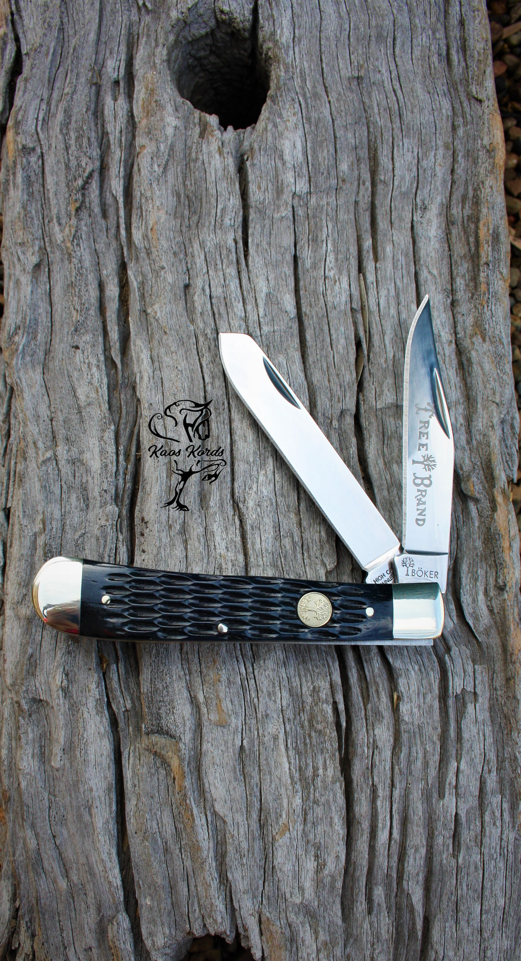boker traditional series trapper jigged black 