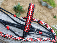 braided rope horse halter