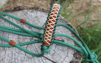 Rope Halter With Criss-Cross Stitching
