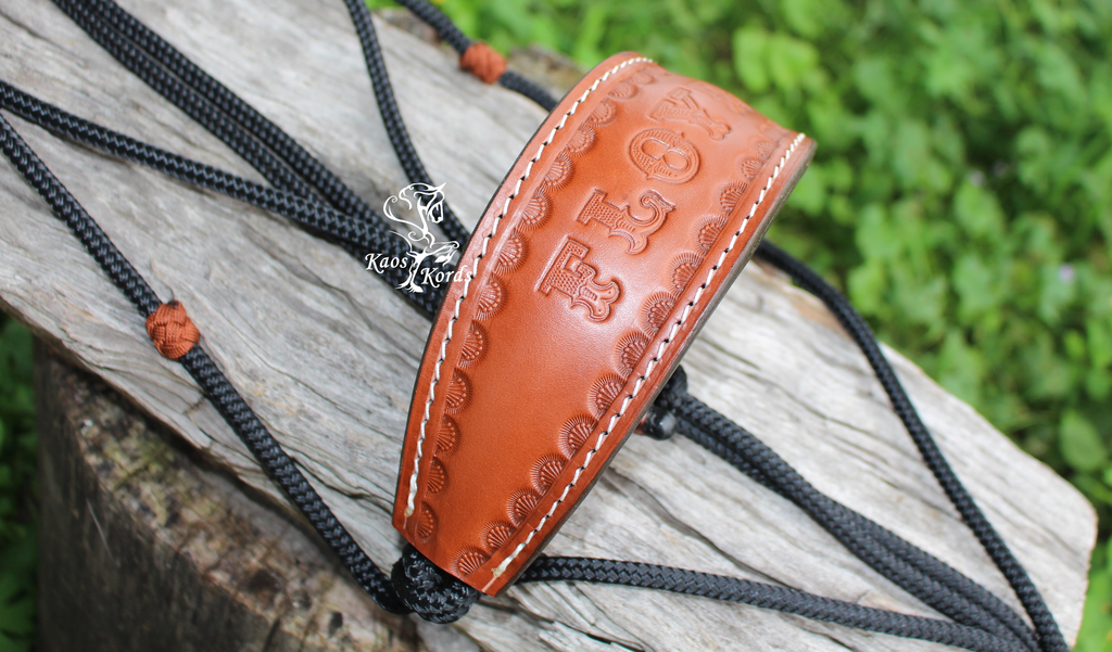 personalised leather horse halter