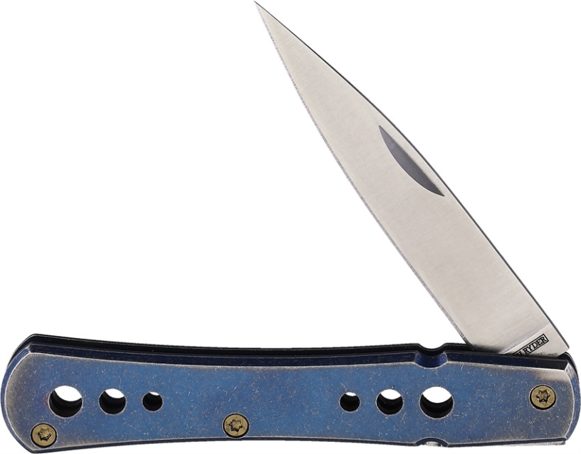 Rough Rider Blue Stonewash Folding Knife