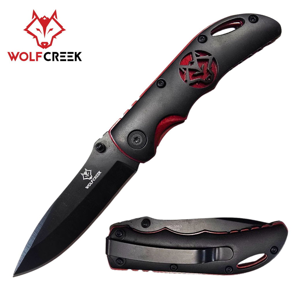Black pocket knife 