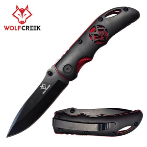Black pocket knife 