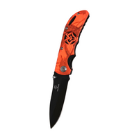Wolf Creek Hi Vis Orange Camo Pocket Knife