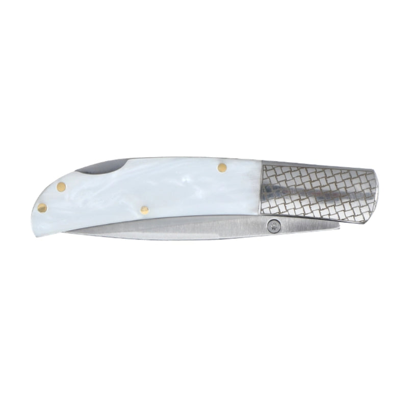 Elk ridge white folding knife