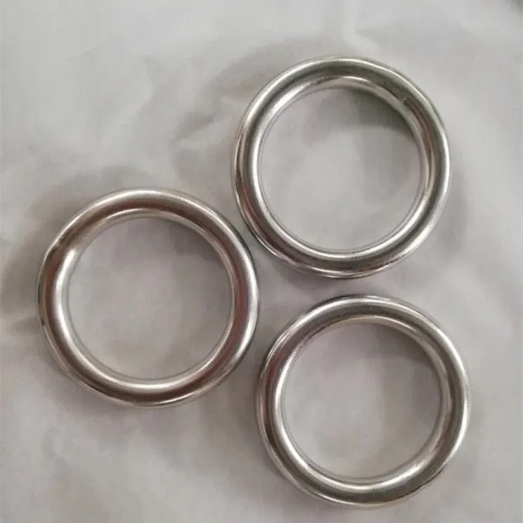 Welded stainless o-ring