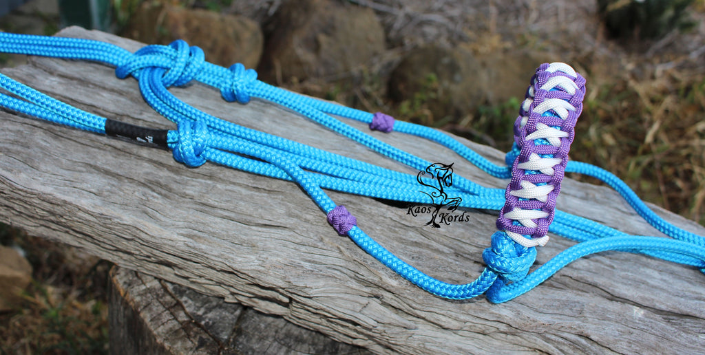 Rope Halter With Cross Braid