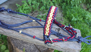 Side Pull/Riding Halter With Chain Braid