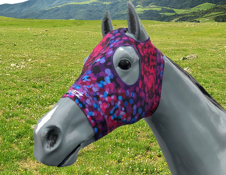 Hidez Compression Hood colorful lights purple