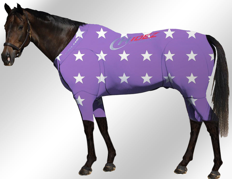 Hidez Active Suit stars purple white