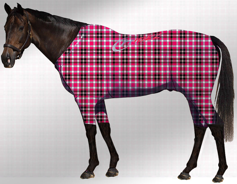 Hidez Active Suit tartan pink