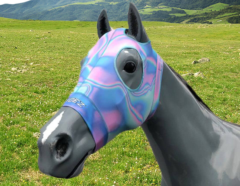 Hidez Compression Hood holographic waves