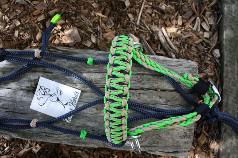 braided bitless bridle