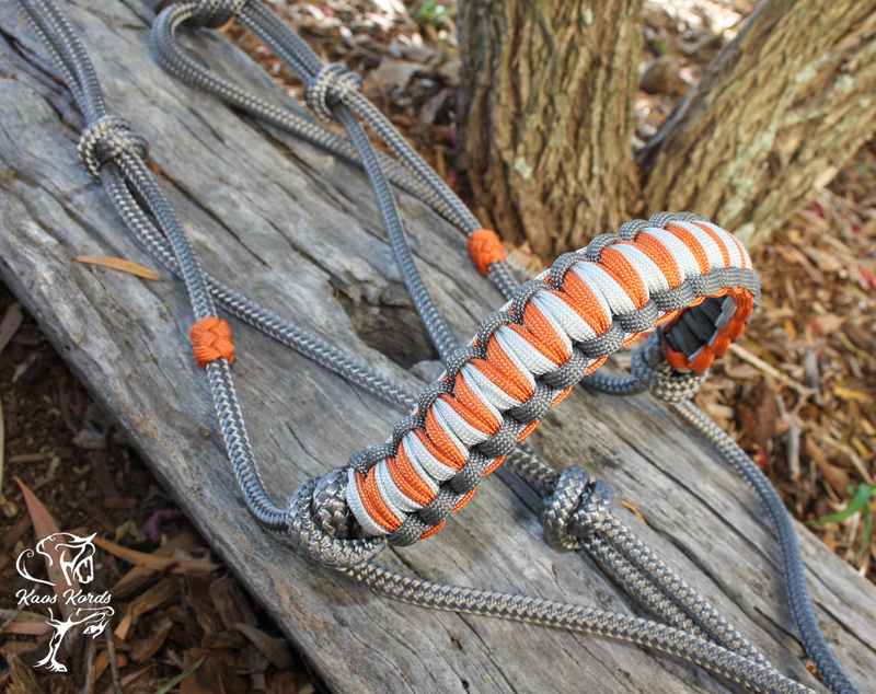 braided paracord rope halter