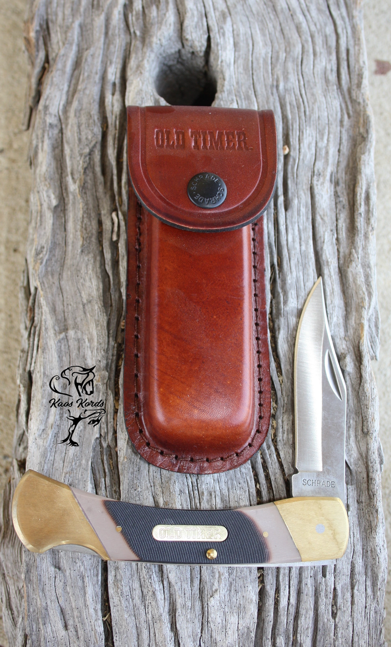 Schrade Old Timer Single Cave Bear Folding Knife (7OT)