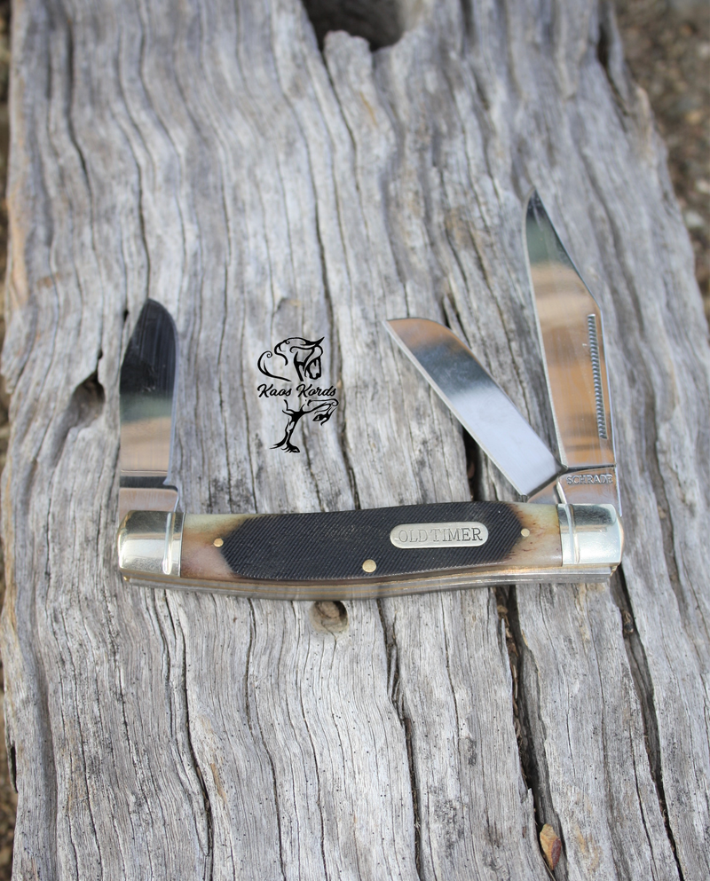 schrade senior 3 blade stock knife
