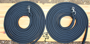 Driving Reins 12mm Rope  22 Foot