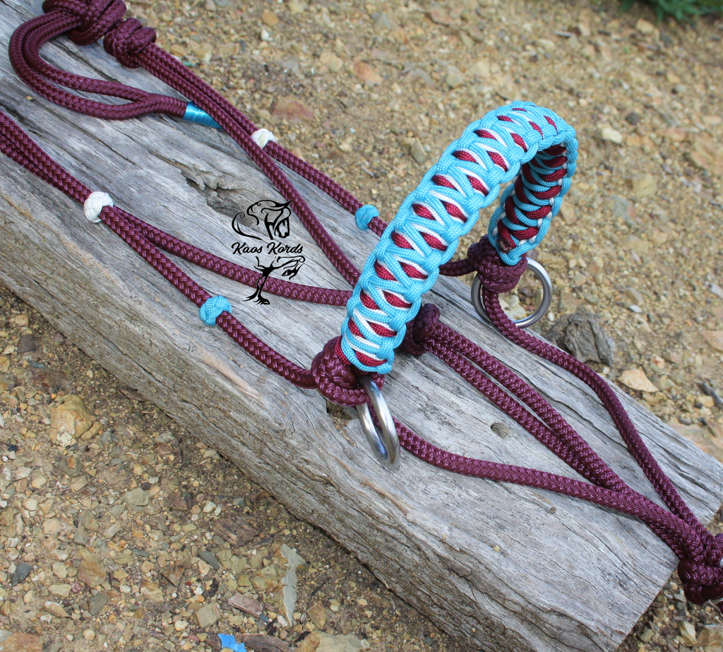 Rope bitless bridle