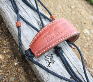 custom name leather halter