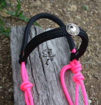 Bitless Bridle With Padded Nose and Poll and Sliding Chin Strap