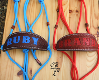 custom name horse halter