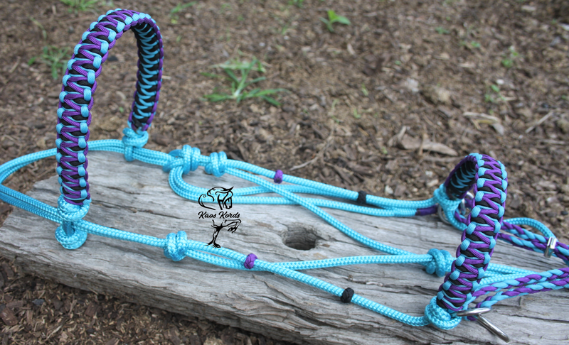 Bitless Bridle With Stitched Solomon Braid