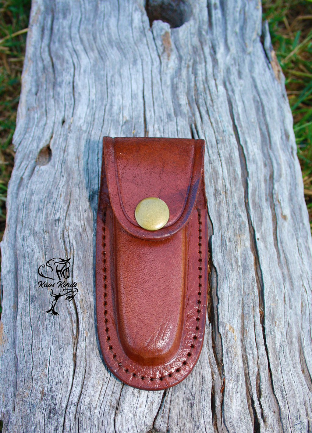 small leather knife pouch