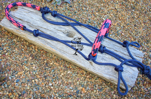 Side Pull/Riding Halter With Padded Nose and Poll Loop Rein Attachment