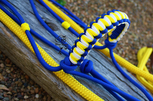 custom braided horse halter