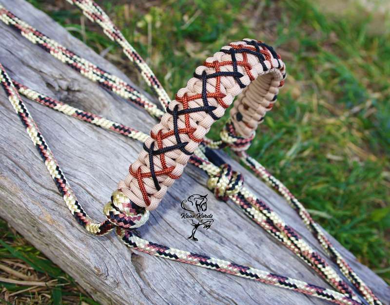 bespoke braided horse halter