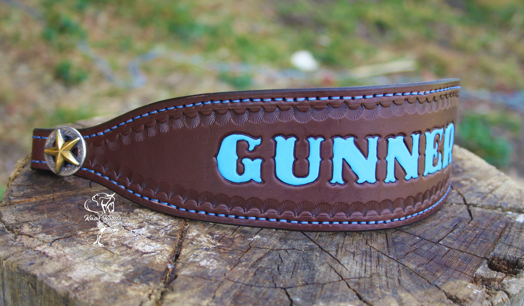 Custom Painted Name Leather Noseband Attachment