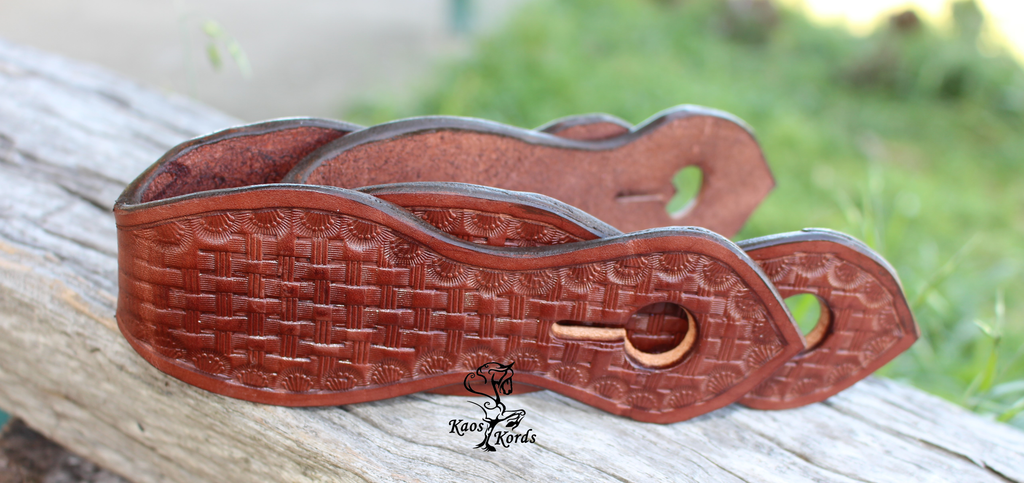 leather slobber straps