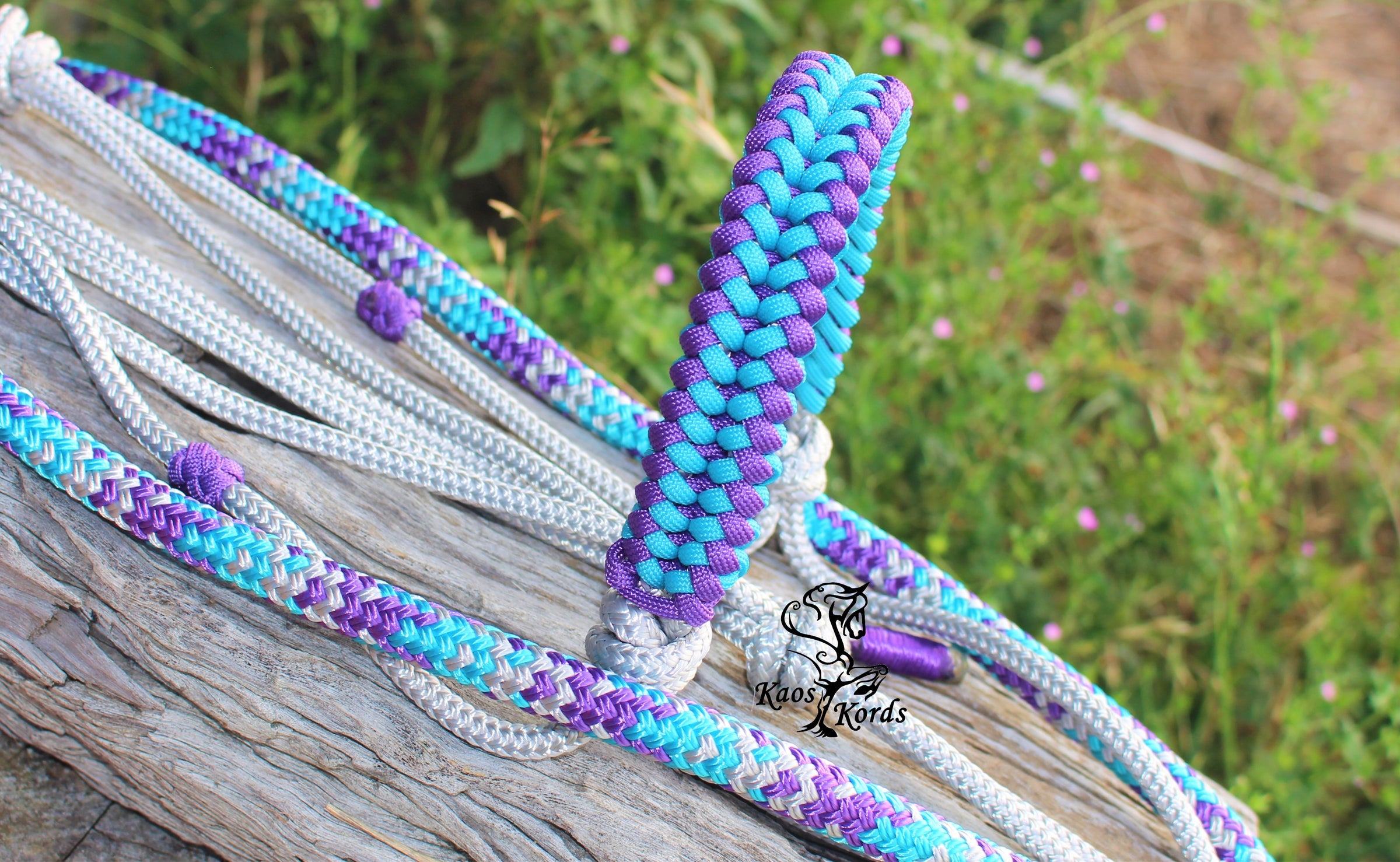 Unique Braided Rope Custom Made Sanctified Braid Rope Halter – Kaos Kords