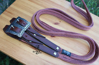 split reins with jeremiah buckles
