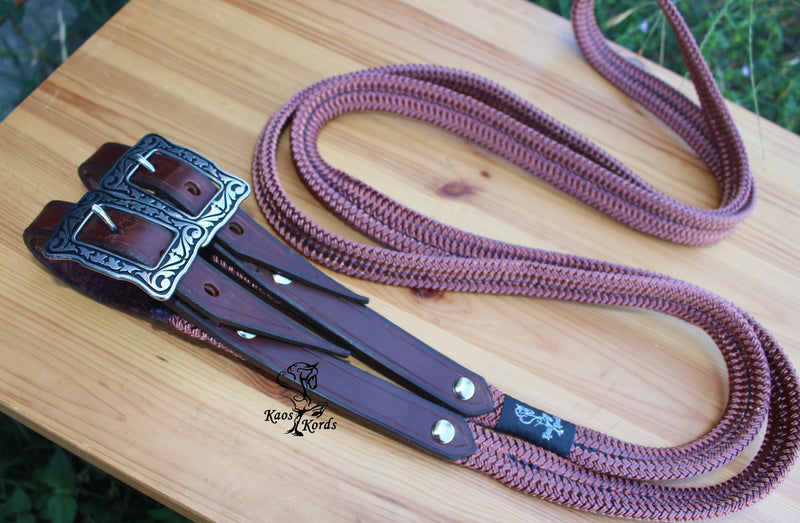 split reins with jeremiah buckles
