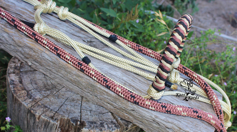 Rope Halter Custom Round Braid – Kaos Kords