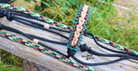 fancy braid horse halter