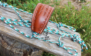 sidepull with leather noseband
