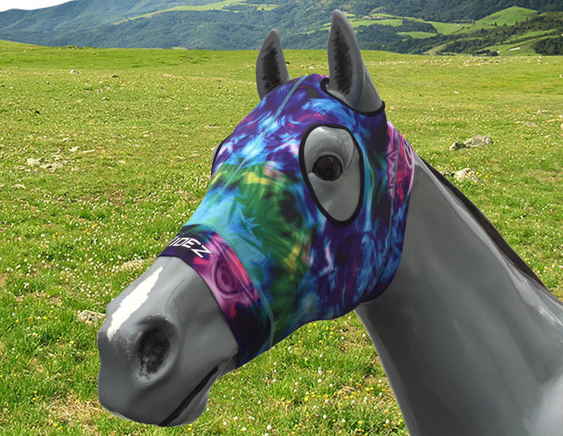 Hidez Compression Hood multi tie dye