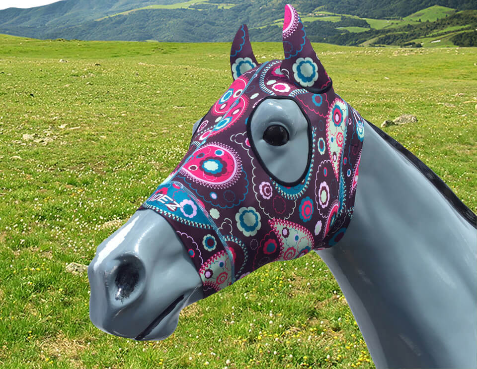 Hidez Compression Hood with ears paisley