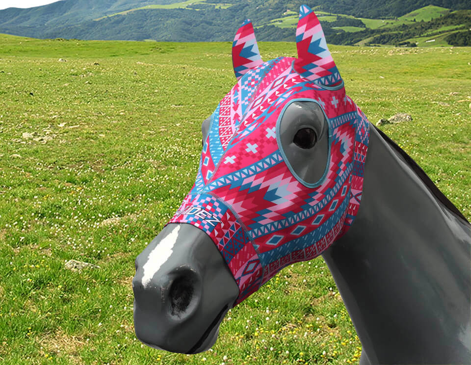 Hidez Compression Hood pink navajo