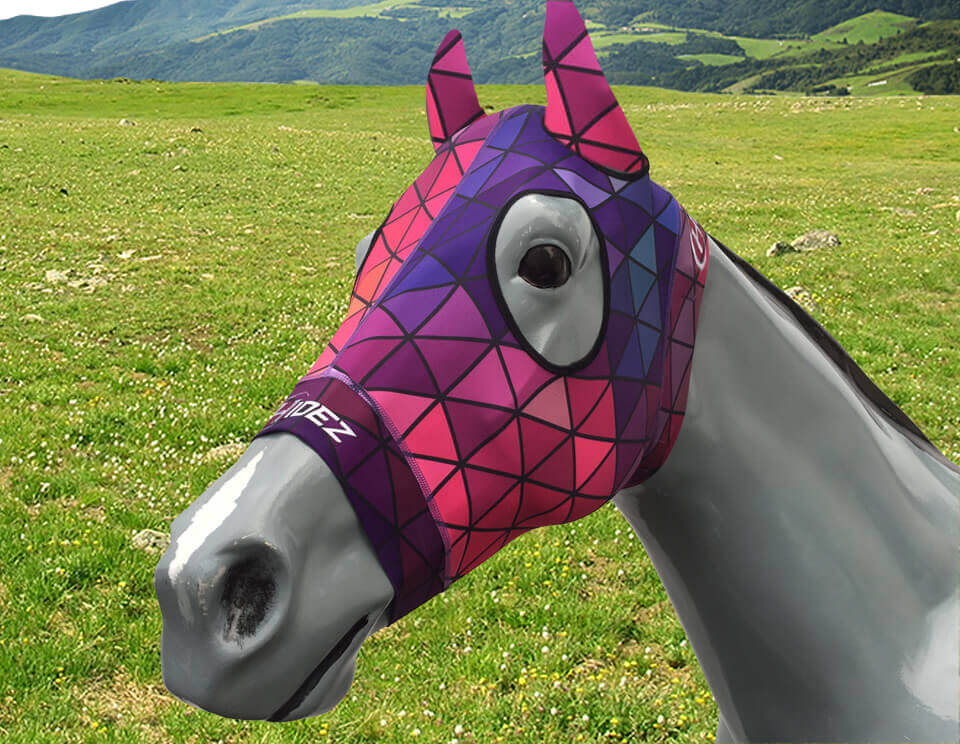 Hidez Compression Hood purple kaleidoscope
