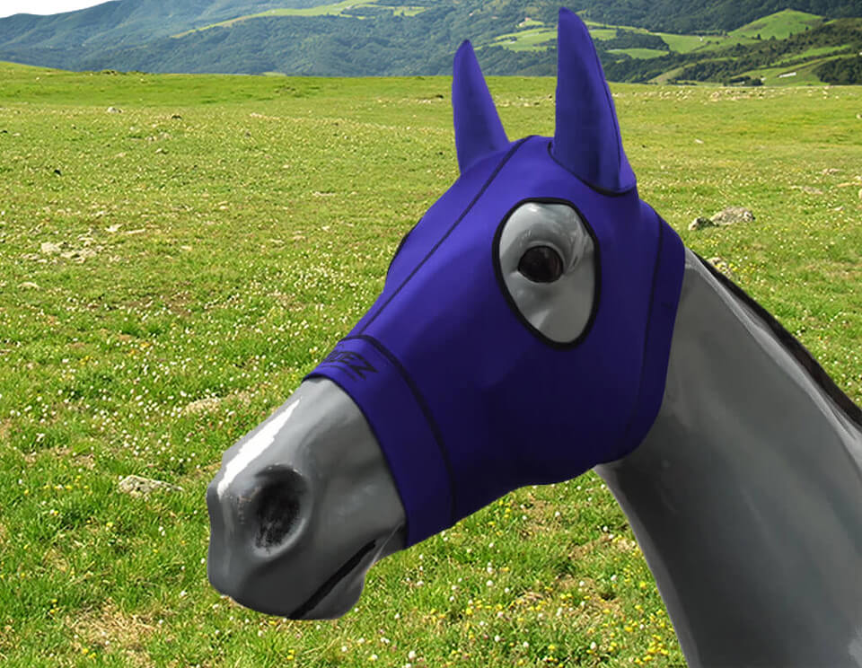Hidez Compression Hood with ears purple