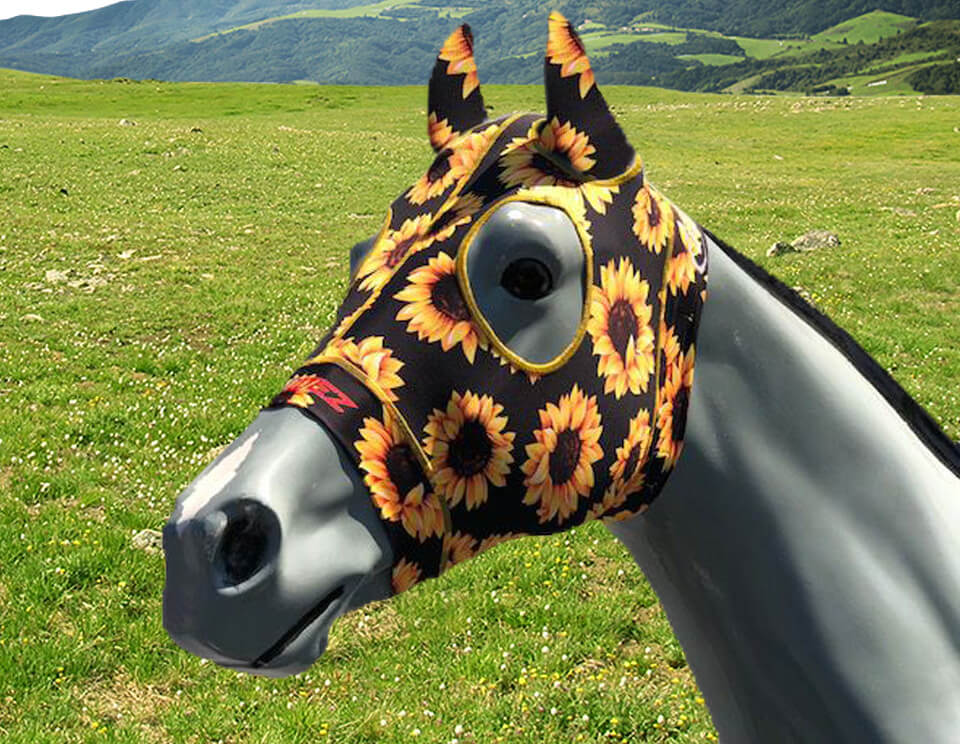 Hidez Compression Hood with ears sunflowers