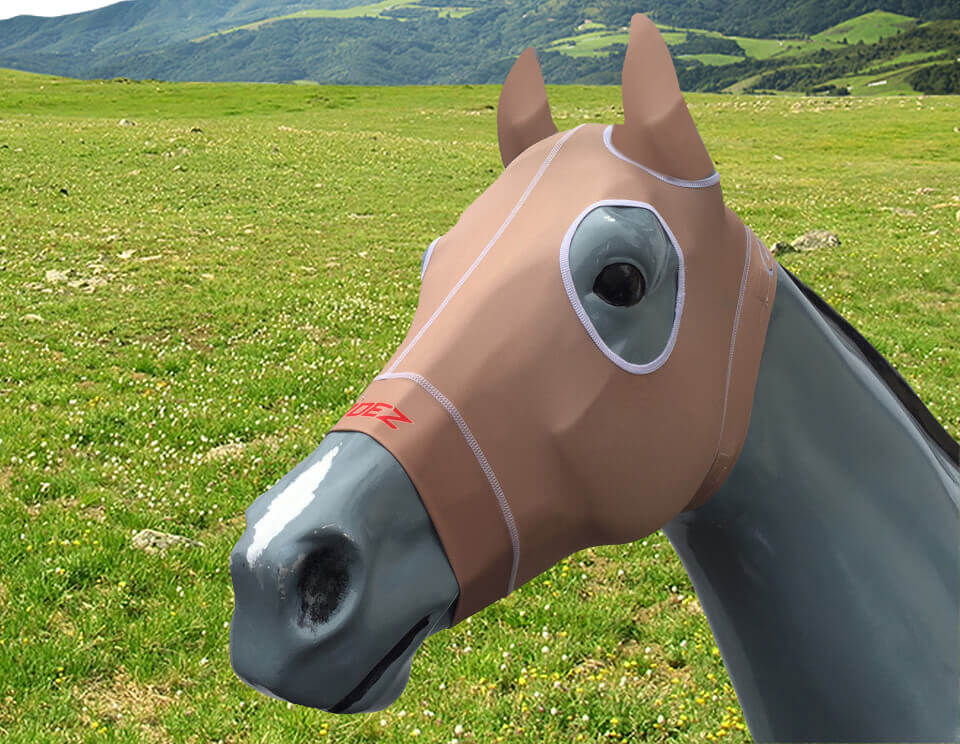 Hidez Compression Hood with ears tan