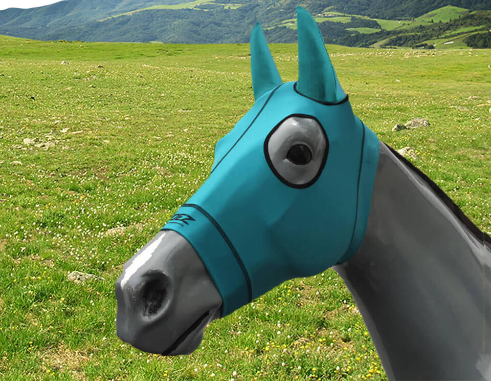 Hidez Compression Hood with ears turquoise