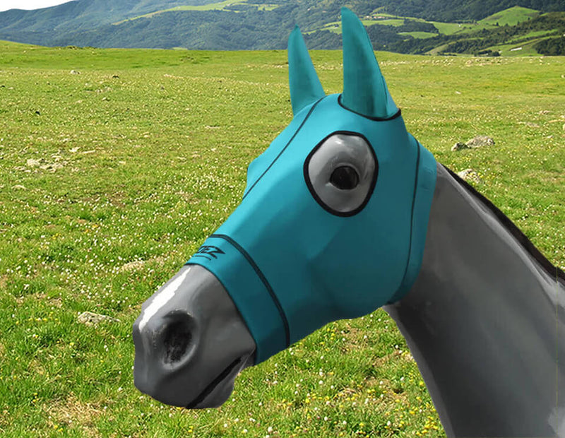 Hidez Compression Hood with ears turquoise