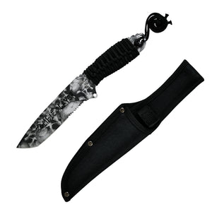 Fury Skull Print Zombie Hunter Knife
