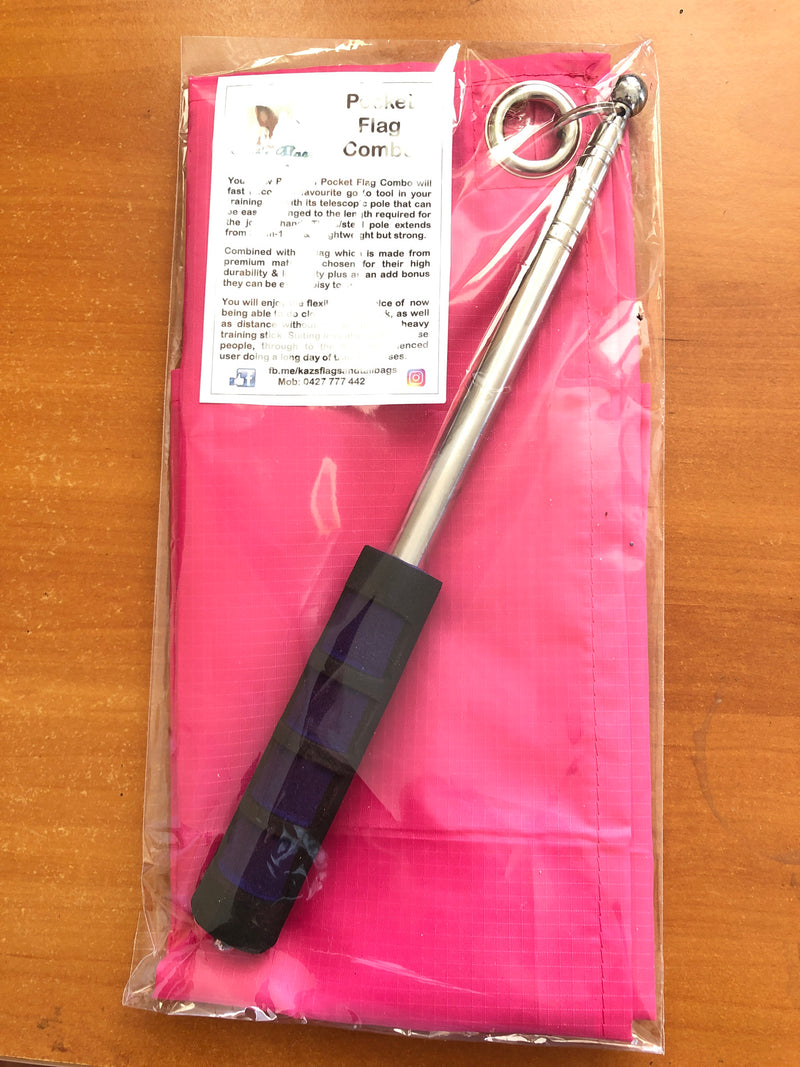 Horsemanship Training Flag With Telescopic Handle