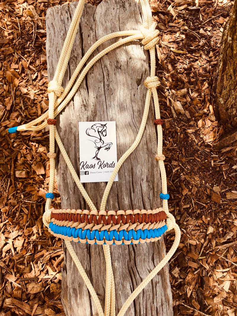 Rope Halter With Double Solomon Braid